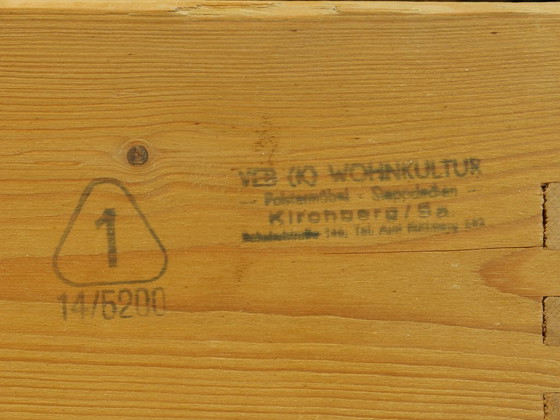 Image 1 of Vintage bank uit de jaren 60, mid-century bank, originele bekleding, Duitsland