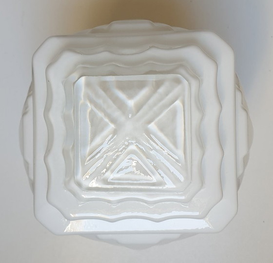 Image 1 of Art Deco hanglamp opaline glas 