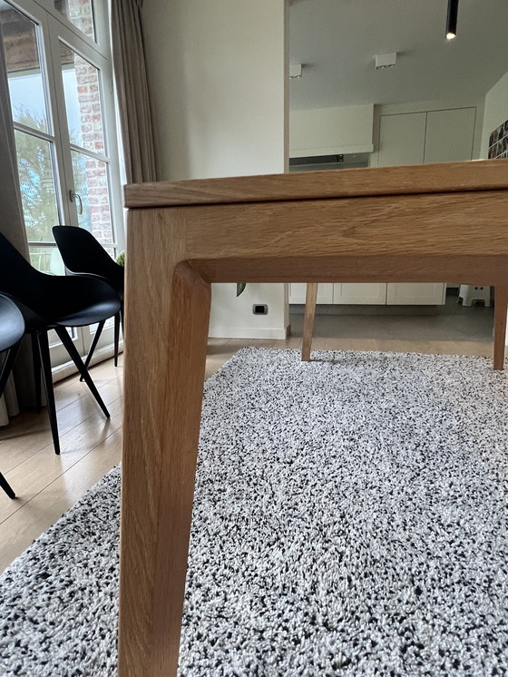 Image 1 of Team7 - Verlengbare Eikenhouten eettafel
