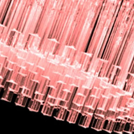 Image 1 of Lustre italien Triedro « Concava » de style moderne du milieu du XXe siècle