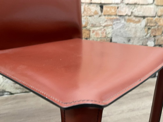 Image 1 of Ensemble de 2 tabourets De Couro du Brésil