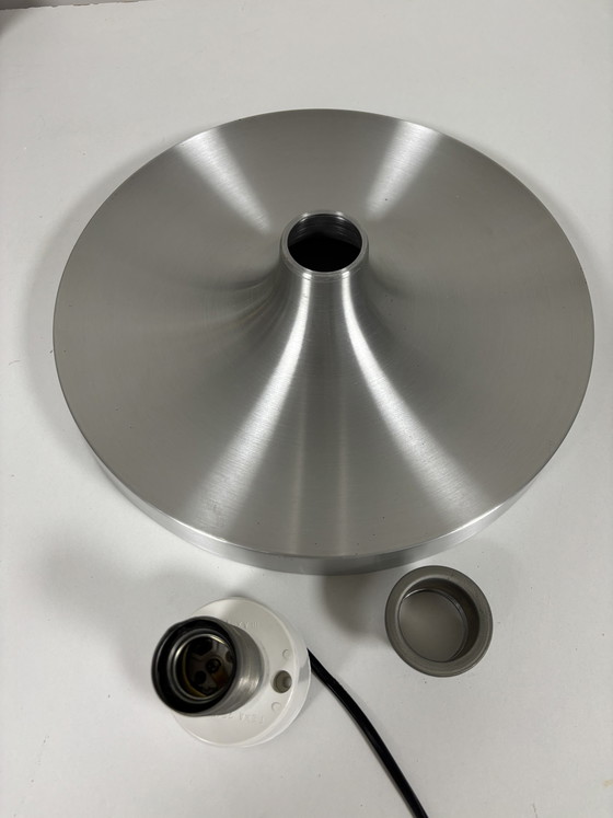 Image 1 of Grote Discus wandlamp ontwerp Charlotte Perriand voor Les Arcs, jaren 70.