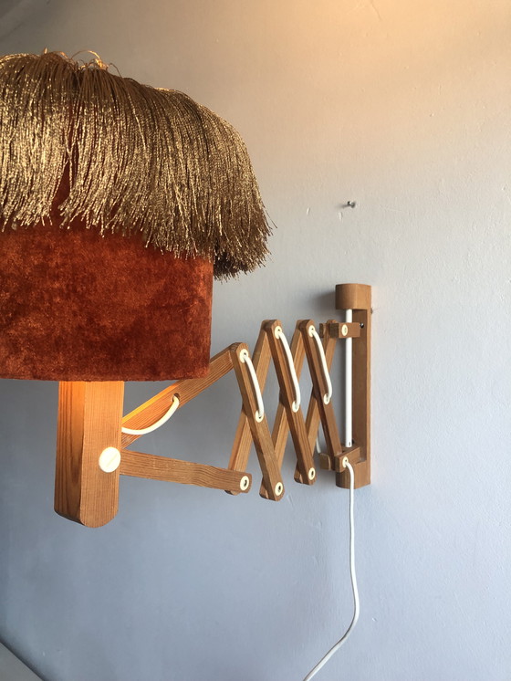 Image 1 of Lampada da parete vintage a forbice Ikea