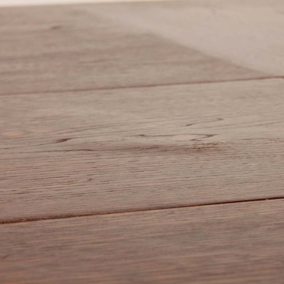 Image 1 of Round extendable wooden dining table produced by Monopoly, 1970