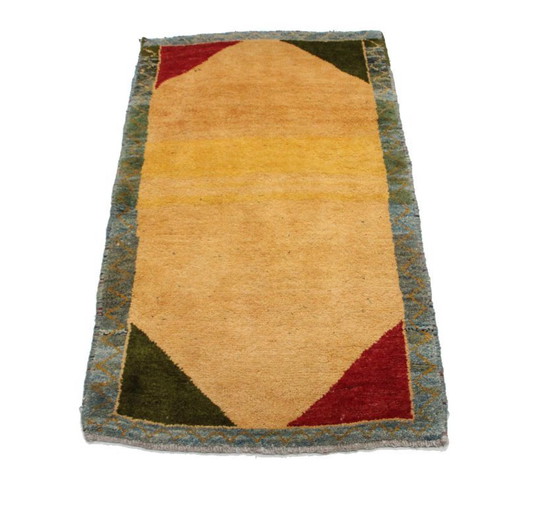 Image 1 of Alfombra persa original Gabbeh Ghashghai alfombra oriental 130 cm x 72 cm natural antiguo