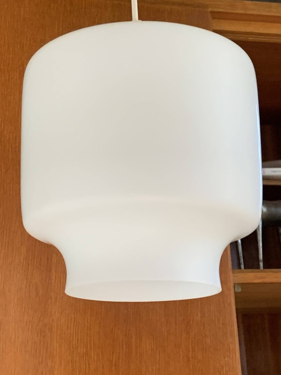 Lampada a sospensione vintage opalina – Lampade a sospensione, Scandinavian (photo 4 of 7)