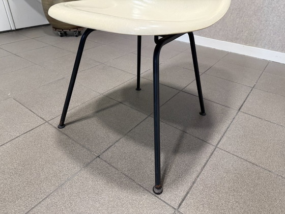 Vitra | Eames | DSX | Parchment and black base | 1 piece – Dining chairs, Metal, Fiberglass (photo 8 of 11)