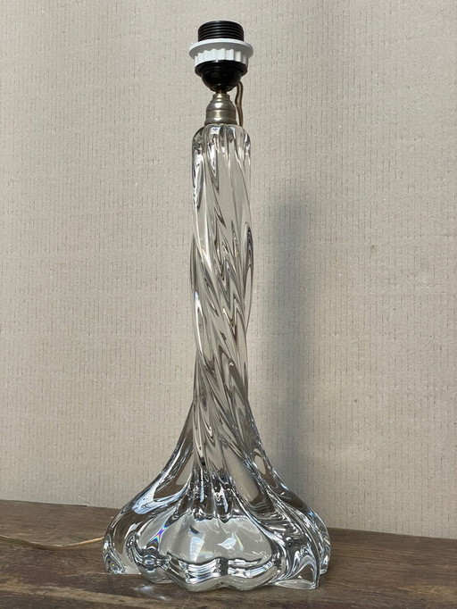 Vintage Franse Baccarat tafellamp