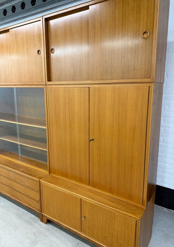 Image 1 of XXL vintage modulair wandmeubel