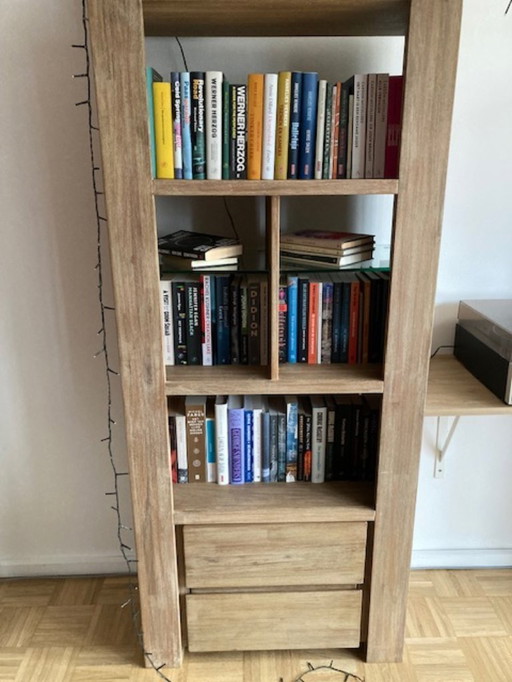 2 estanterías | 1 mueble de TV de madera maciza