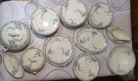 Image 1 of Service vaisselle K&G  Luneville  Passiflore