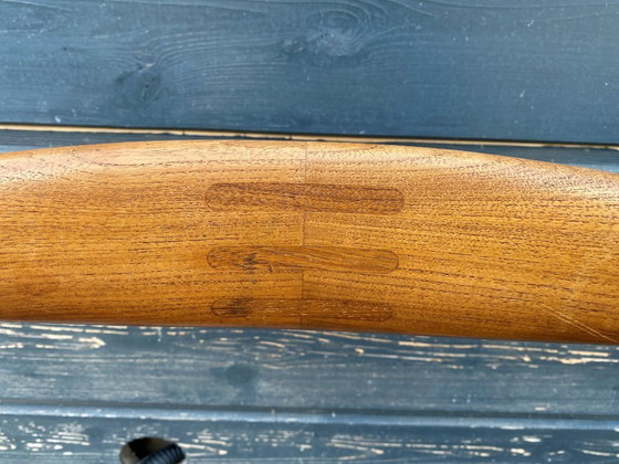 Image 1 of Set di 4 sedie scandinave Johannes Andersen Vamo Sonderborg in teak skai an60 vintage