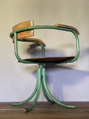 Fauteuil de Bureau Tubulaire 1950