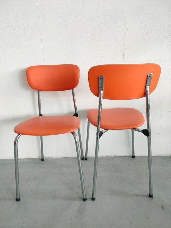 Chaises de cuisine vintage des années 1970 (« chaises tubulaires Brabantia ») – Chaises de salle à manger (photo 16 of 16)