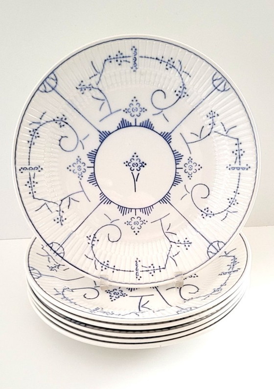 Image 1 of Boch Copenhague 6 assiettes plates en parfait état.
