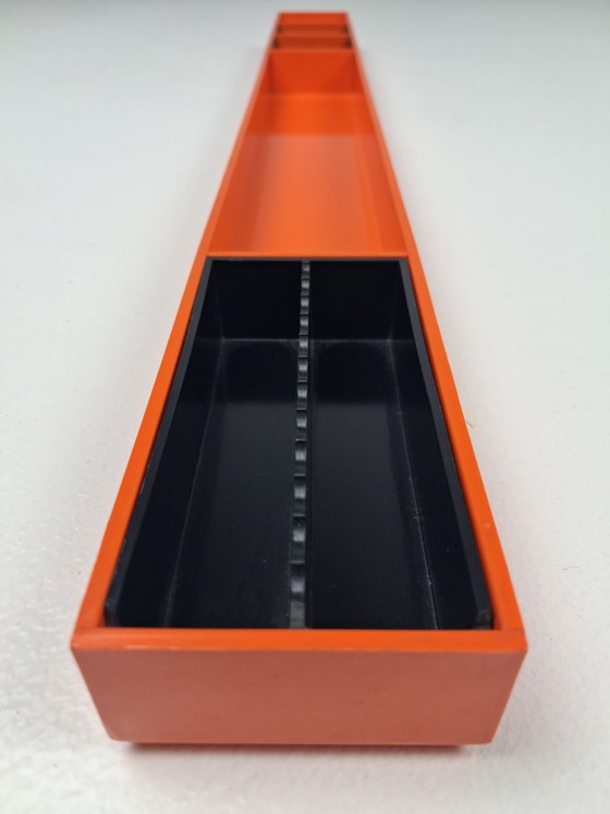 Vintage Kartell 4643 Bureau Organizer By Pio Manzù, Jaren 70 – Decoratieve objecten, Plastic (photo 4 of 7)
