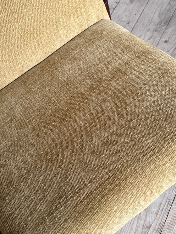 Panca scandinava vintage in velluto giallo – Divani 2 posti, Velvet, Scandinavian (photo 6 of 9)