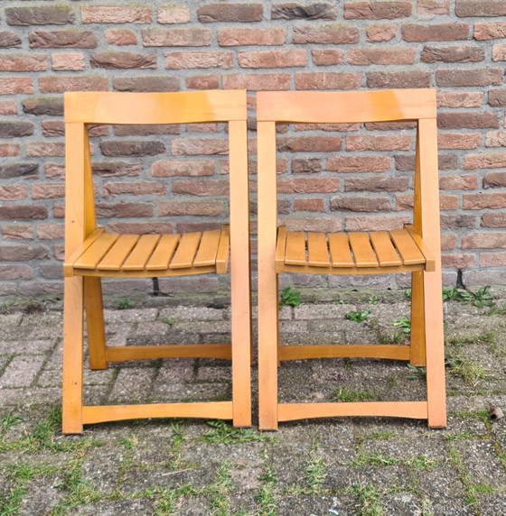 Image 1 of Aldo Jacober Voor Alberto
Bazzani 2 Stoelen Mod. Triëst
1960