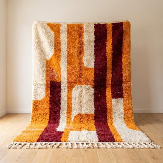 Image 1 of Tapis berbère en laine authentique 200cmx150cm