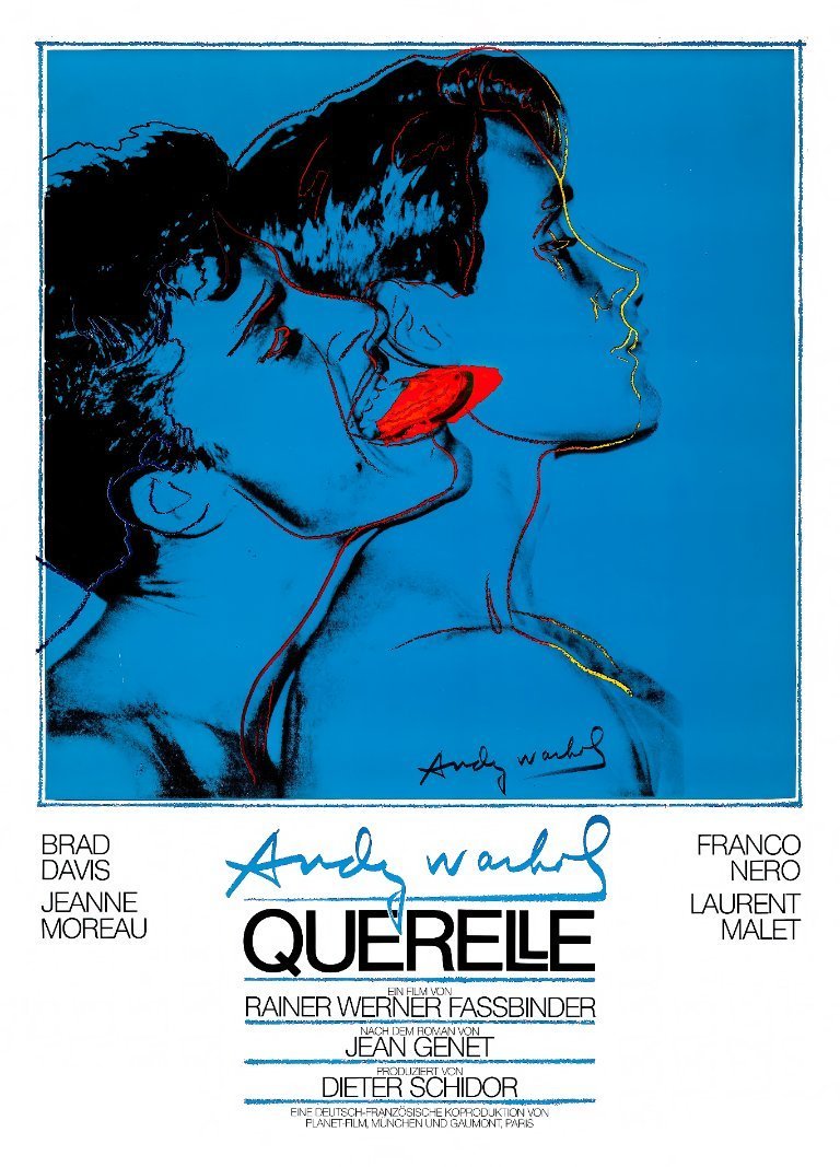 Querelle de Brest by Andy Warhol - 1982 Poster Blue Version 70