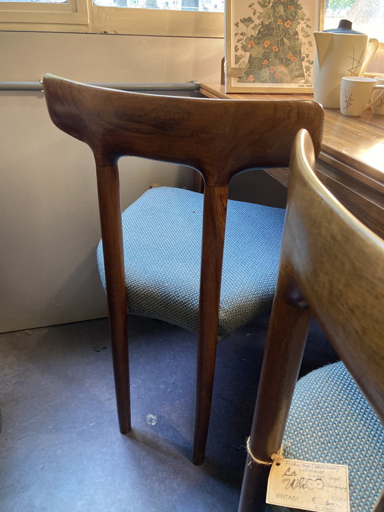 Image 1 of 4 sedie da pranzo vintage uniche di Fristho