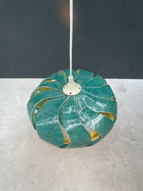 Image 1 of Keramieken hanglamp, jaren 70