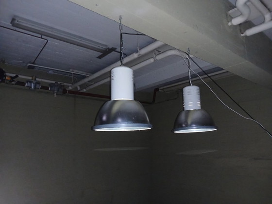 Image 1 of Cariboni Vulcano Industrie-Pendelleuchten (2x)