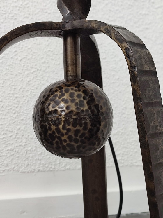 Image 1 of 1950s brutalist floor lamp