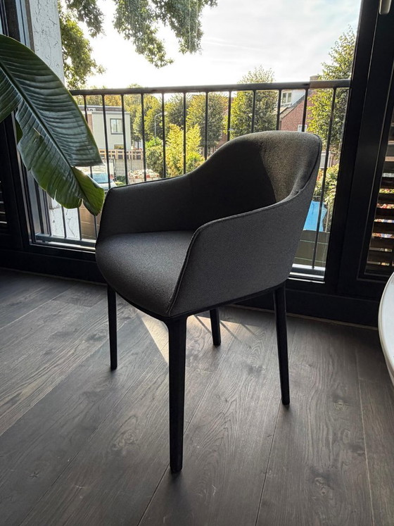 8x Vitra Softshell Chair – Chaises de salle à manger, Plastique, Textile (photo 3 of 6)