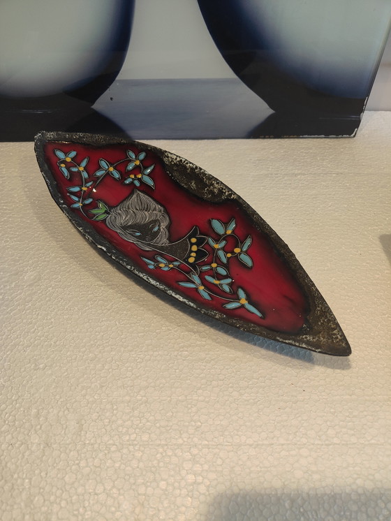 Image 1 of Large Ceramica San Marino Wall Plate Italy