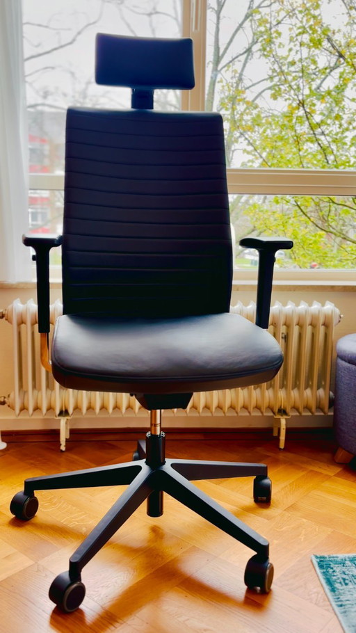 Bureaustoel KÖHL TEMPEO echt leder