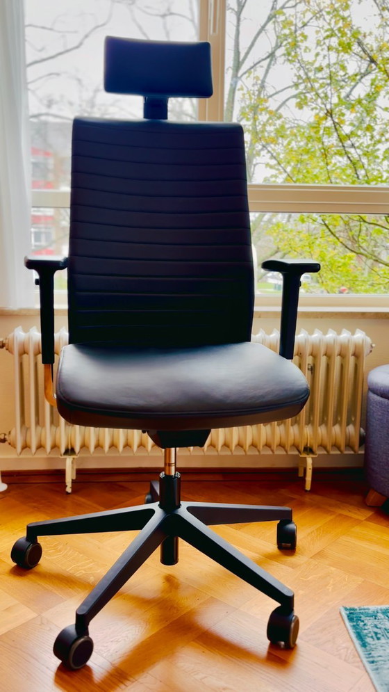 Image 1 of Bureaustoel KÖHL TEMPEO echt leder