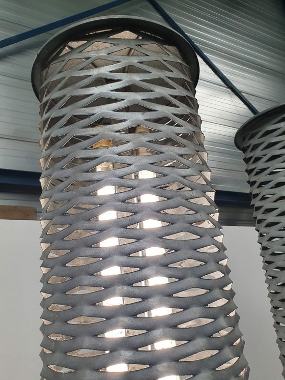 Image 1 of Santa & Cole industriële design lampen entree balie winkel tuin