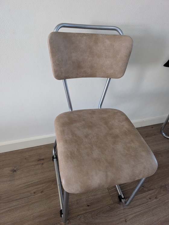 Sedie Gispen – Sedie da pranzo, Metal, Leather (photo 2 of 11)