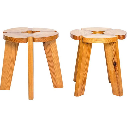 Paire de tabourets vintage par Lisa Johanson-Pape, Finlande 1960s