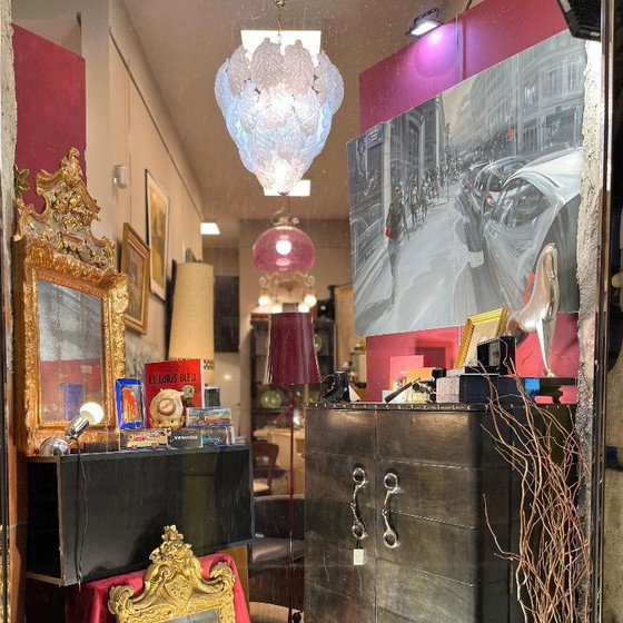 Image 1 of Acryl op doek “Faubourg Saint-Honoré, Parijs” Kerdalo, hedendaags, jaren 2000 - Frankrijk