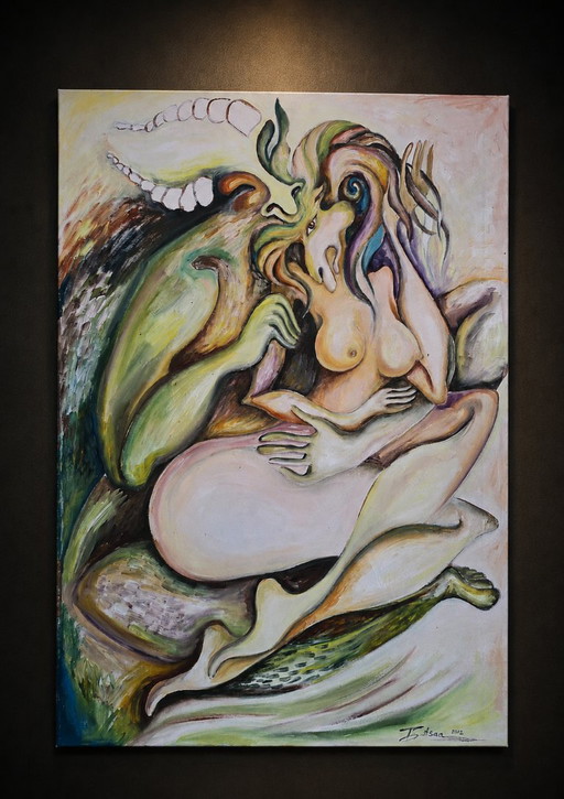 Raw Emotion – schilderijen tekeningen, Canvas