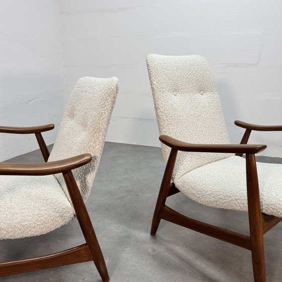 Image 1 of Louis van Teeffelen Juego de Sillones Bouclé Retapizados