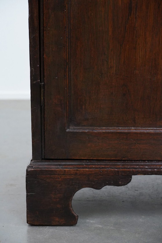 Image 1 of Antico mobile/cassettiera inglese in rovere dei primi anni del XIX secolo