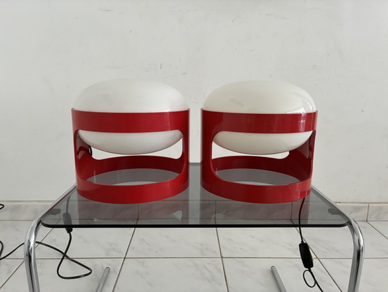 Set Vintage KD28 Joe Colombo Lampade da tavolo Kartell Prezzo Set – Plastic (photo 3 of 14)