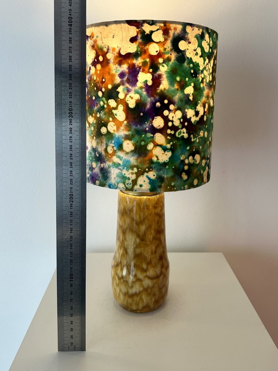 Image 1 of Lampe de table sans fil fabriquée à partir d'un vase Scheurich vintage