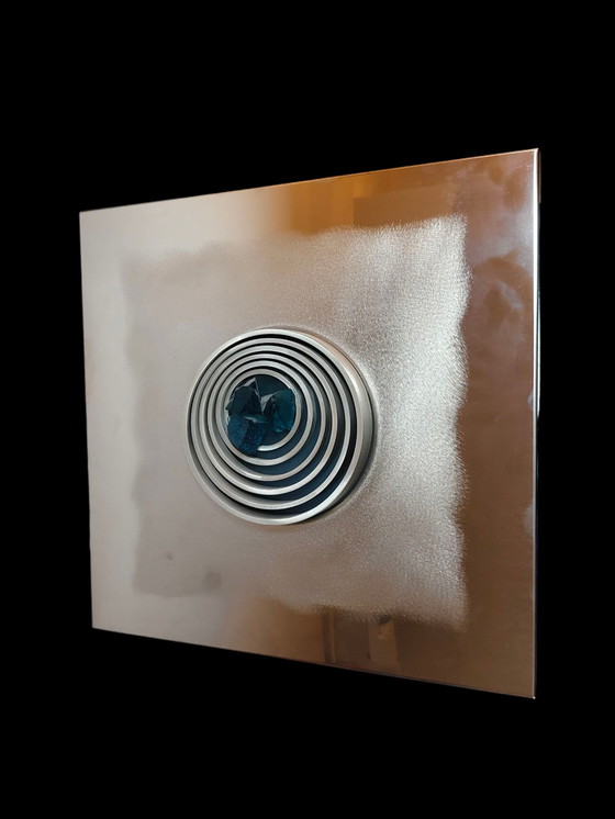 Image 1 of Angelo Brotto Esperia Quasar Wandleuchte – Space Age Design Italy / Wall Lamp 1970s