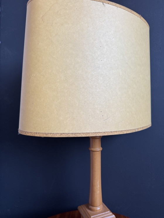 Image 1 of Lampada in legno di faggio di Laura Ashley, anni '70