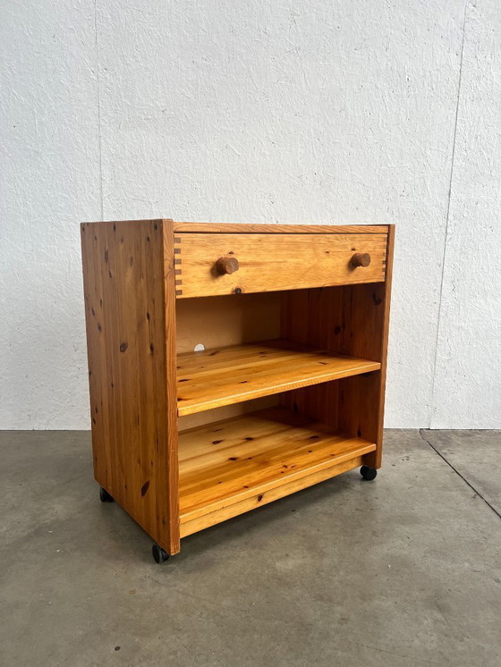 Image 1 of Vintage Audio Furniture, Cabinet, Pin, Pull-out Leaf, 1970's / 1980's