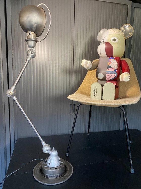 Image 1 of Jieldé 2-arm lamp with matte industrial vintage clear varnish