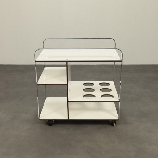 Postmodern serving trolley, 1980s