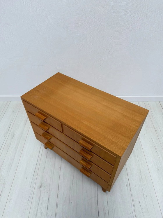 Image 1 of Cassettiera vintage in rovere stile Mid-Century Modern, design scandinavo, anni '60