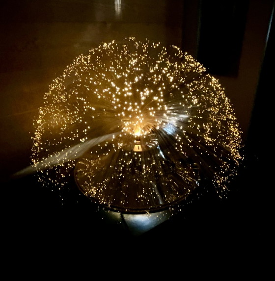 Image 1 of YENI Space Age Fiber Optic UFO Tafellamp, Frankrijk, jaren 70