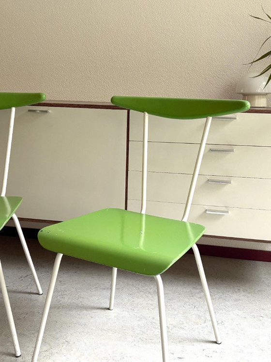 2x Sedie Dress boy Wim Rietveld per Auping – Sedie da pranzo, Metal (photo 8 of 10)