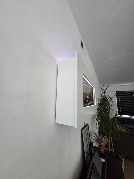 Acquario da parete unico con cornice bianca 80 cm – Decorazioni murali, Other (photo 6 of 7)